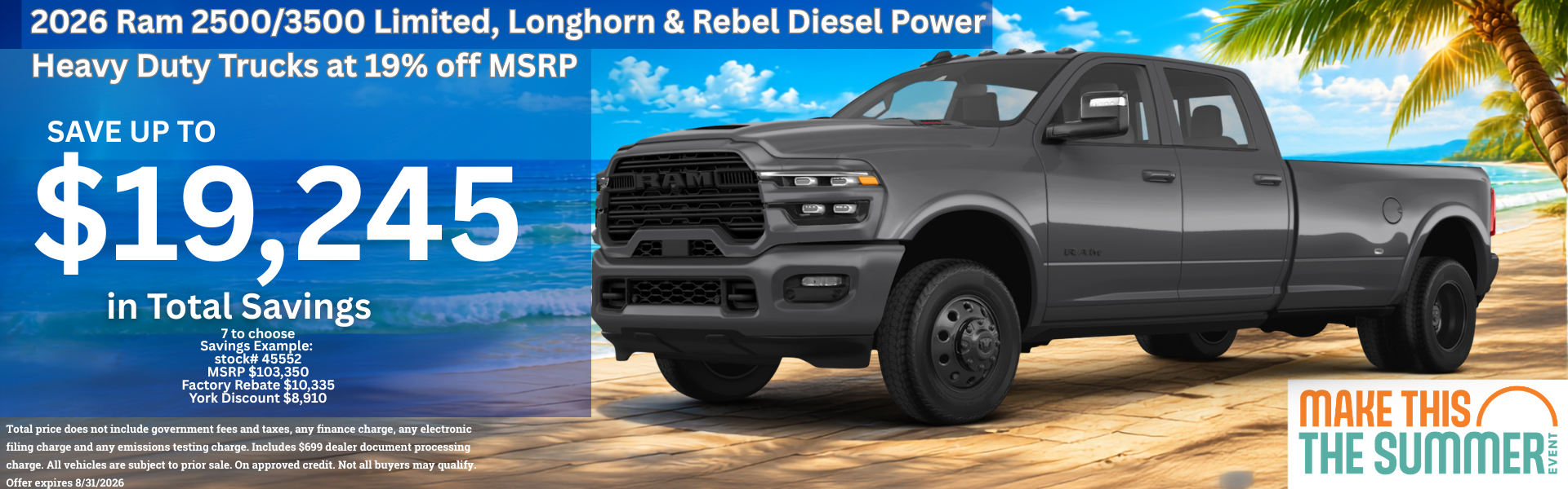 RAM 3500 Specials and Best Lease Deals Near Prescott Valley 