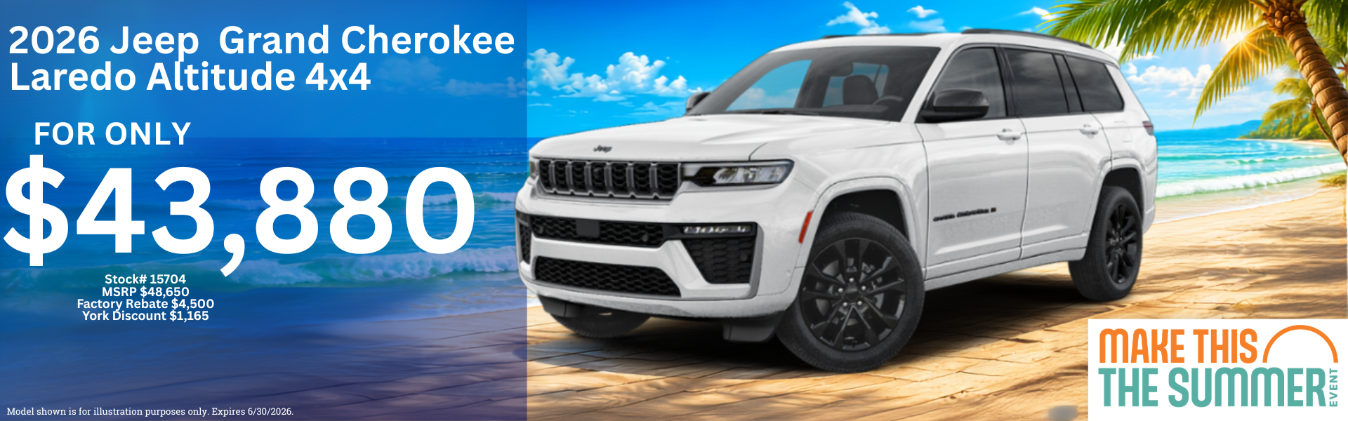 Grand New Jeep Grand Cherokee Specials and Best Lease Deals 