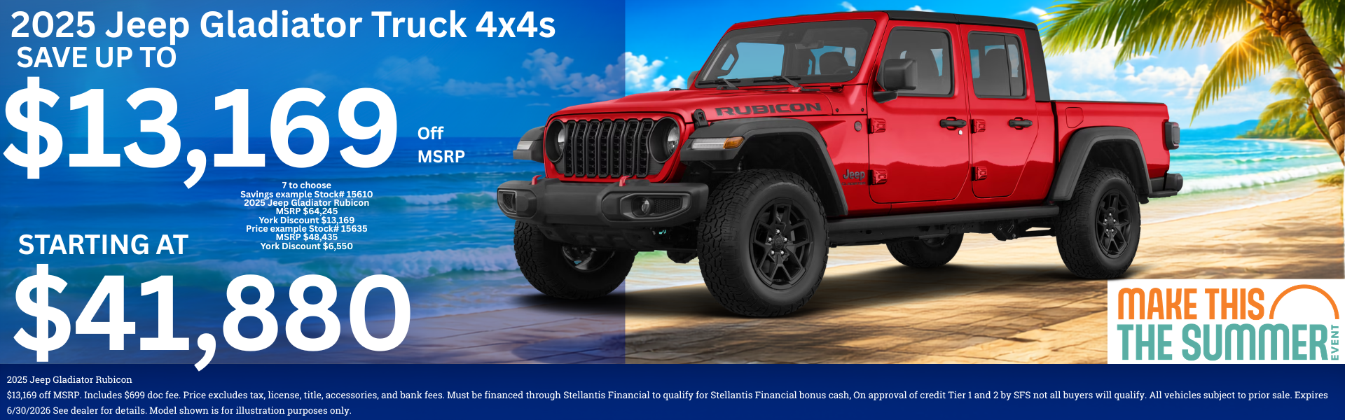 New Jeep Gladiator Specials and Best Lease Deals Near Presco