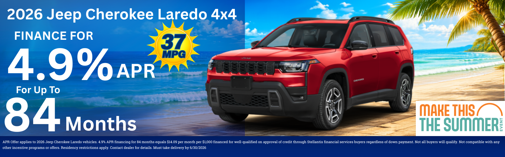 New Jeep Cherokee Specials and Best Lease Deals Near Prescot