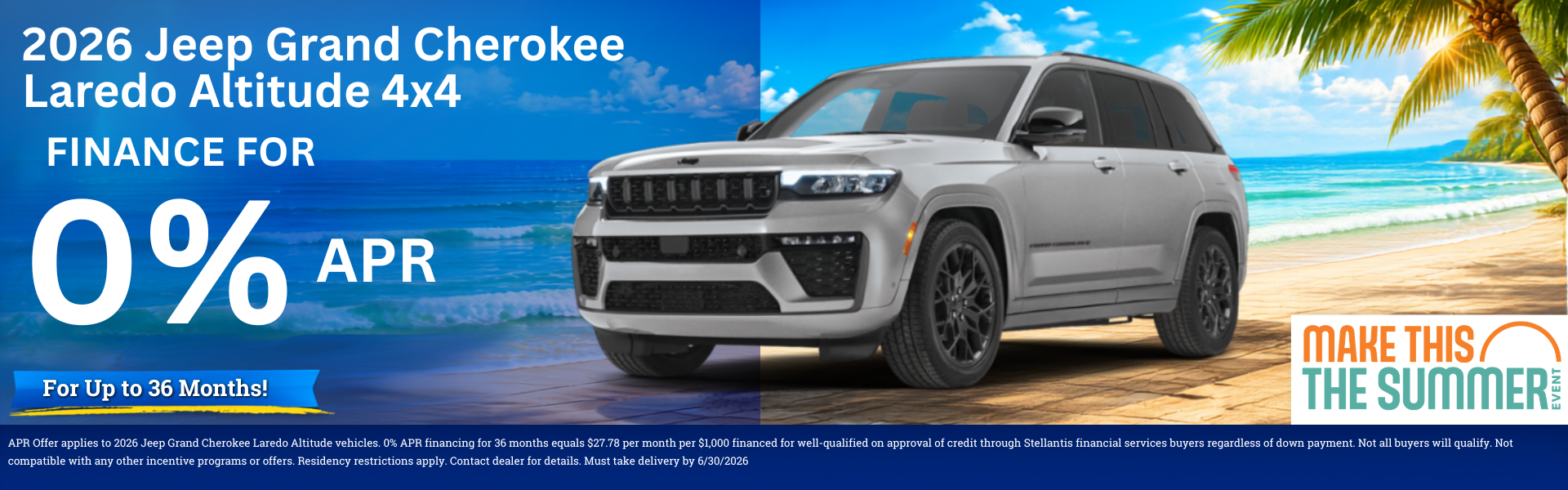 Grand New Jeep Grand Cherokee Specials and Best Lease Deals 