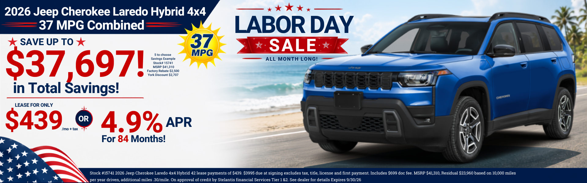 New Jeep Cherokee Specials and Best Lease Deals Near Prescot