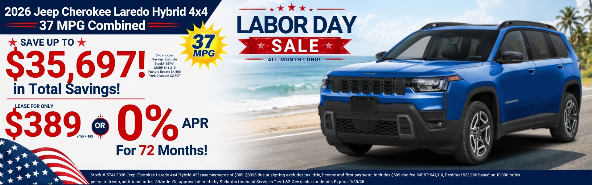 New Jeep Cherokee Specials and Best Lease Deals Near Prescot