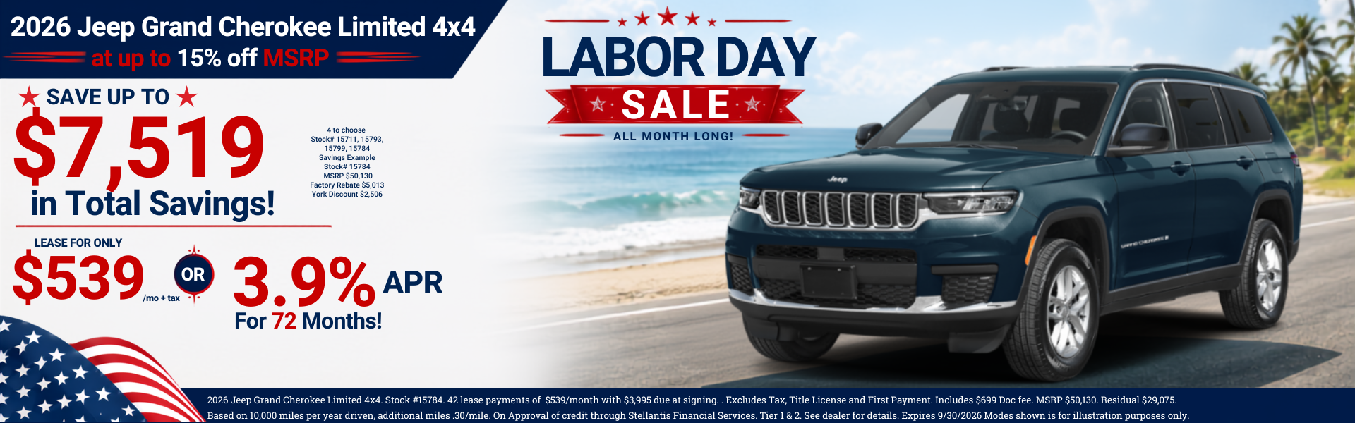 Grand New Jeep Grand Cherokee Specials and Best Lease Deals 