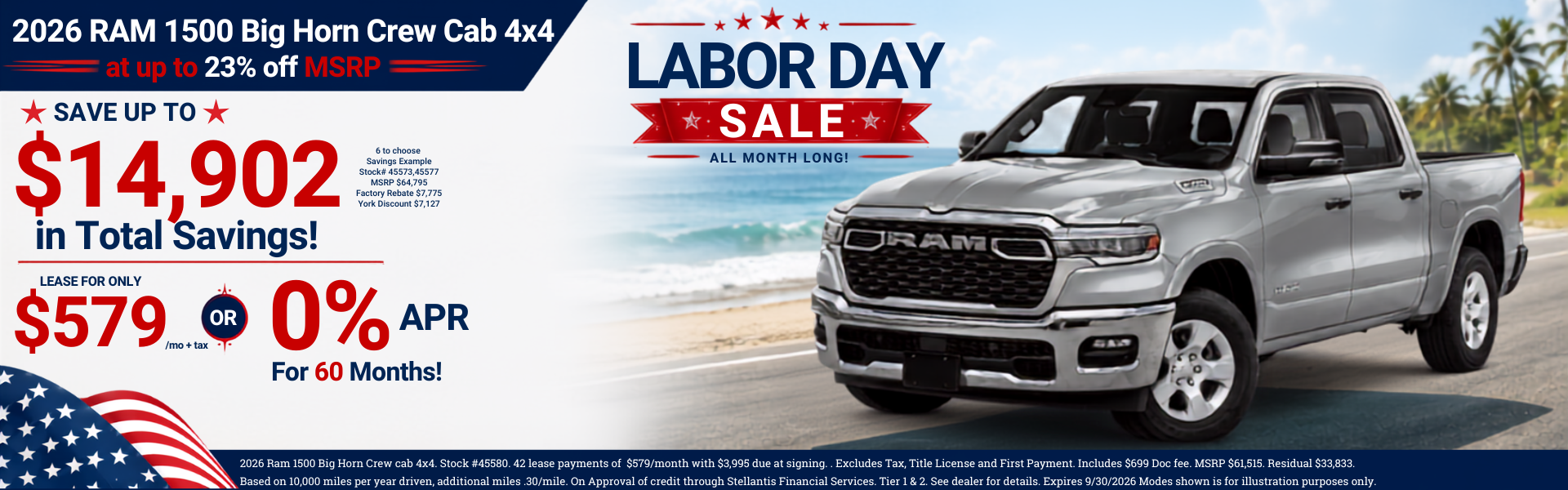 New RAM 1500 Specials and Best Lease Deals Near Prescott Val