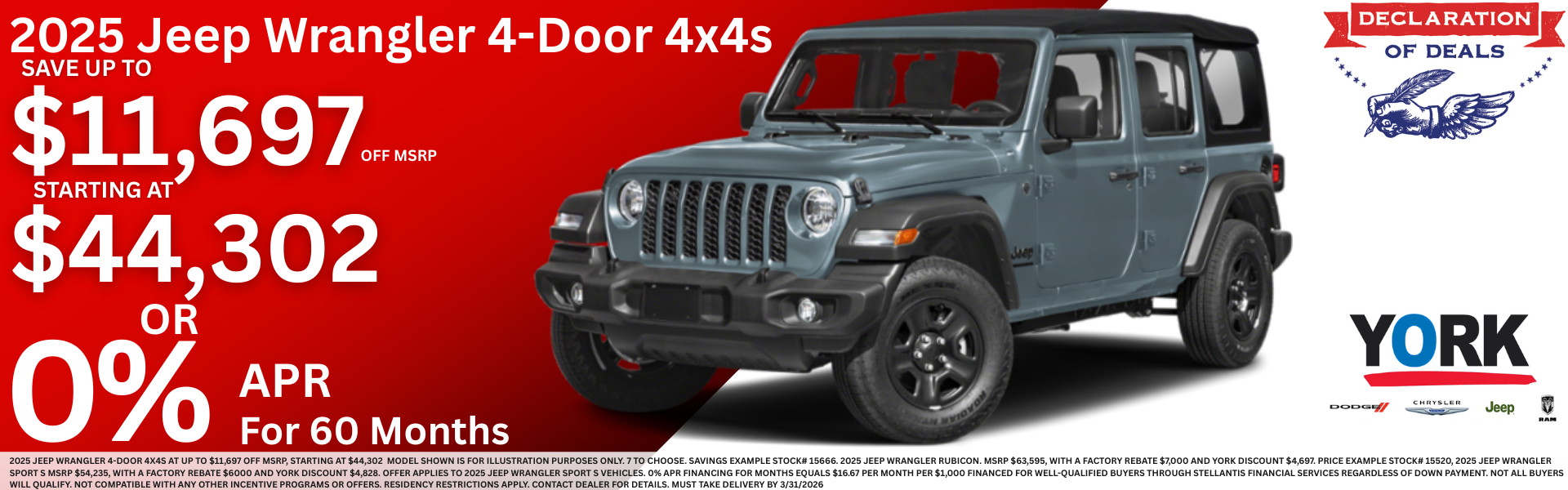 Best Jeep Lease Deals in Arizona